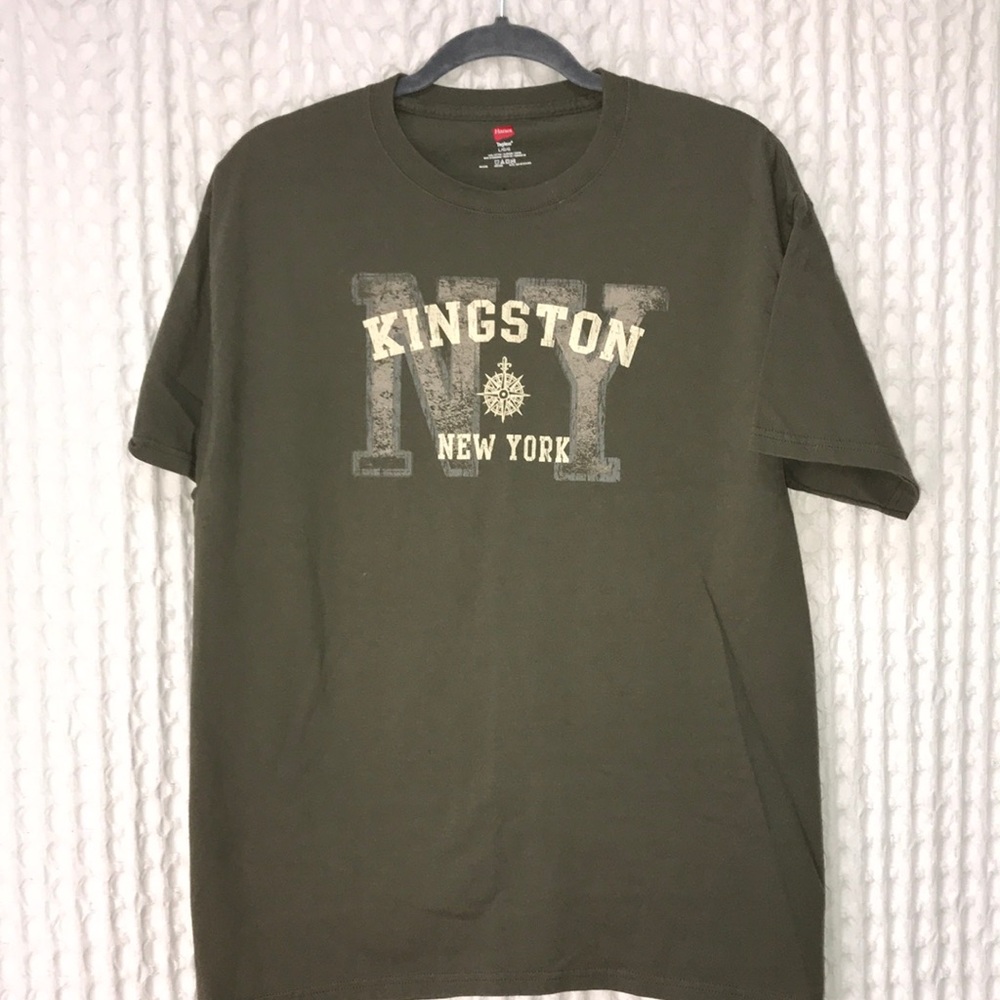 Men’s Large Logo(Kingston, NY) T-shirt